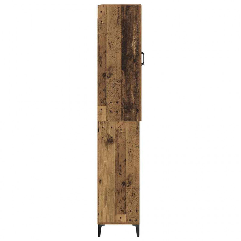 Highboard Montowane na ścianie Stare drewno 69,5 x 34 x 180 cm