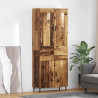 Highboard z szufladą 2 pcs Stare drewno Materiał drewnopochodny