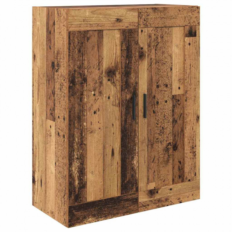 Highboard z szufladą 2 pcs Stare drewno Materiał drewnopochodny