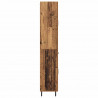 Highboard z szufladą 2 pcs Stare drewno Materiał drewnopochodny