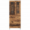 Highboard z szufladą 2 pcs Stare drewno Materiał drewnopochodny