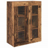 Highboard z szufladą 2 pcs Stare drewno Materiał drewnopochodny