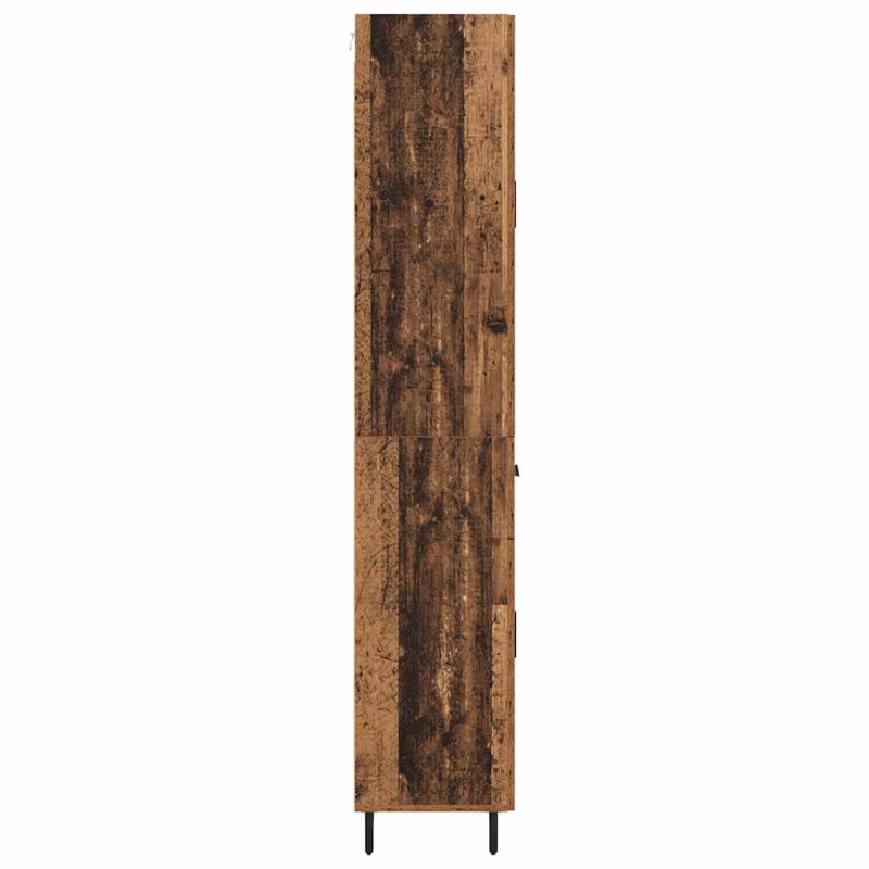 Highboard z szufladą 2 pcs Stare drewno Materiał drewnopochodny