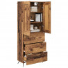 Highboard z szufladą Stare drewno 69,5 x 34 x 180 cm