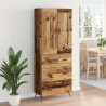 Highboard z szufladą Stare drewno 69,5 x 34 x 180 cm