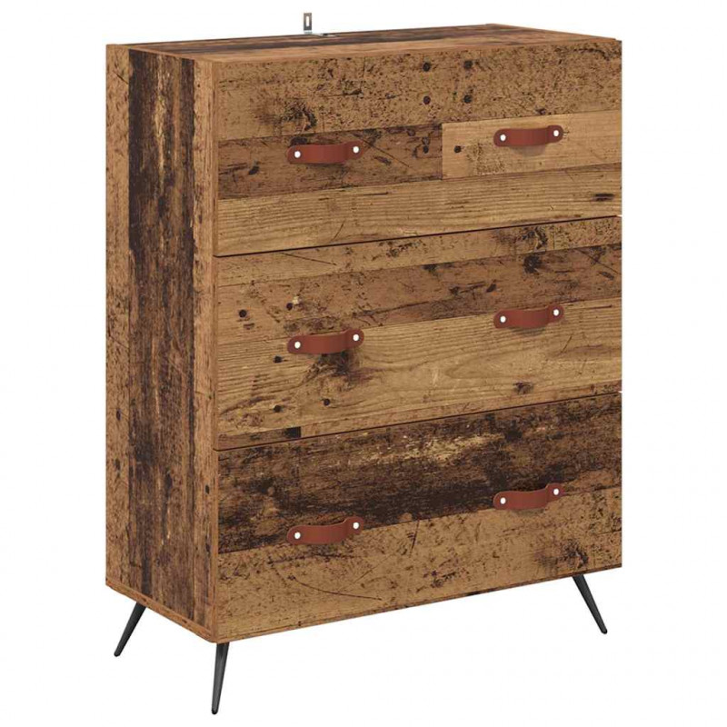 Highboard z szufladą Stare drewno 69,5 x 34 x 180 cm