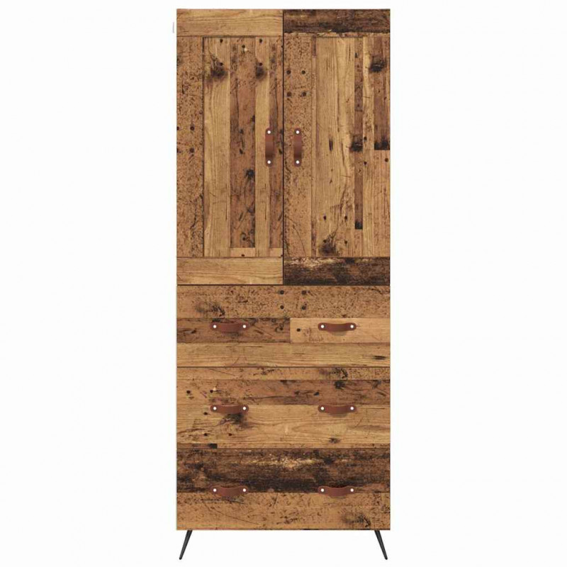 Highboard z szufladą Stare drewno 69,5 x 34 x 180 cm