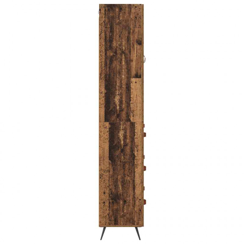 Highboard z szufladą Stare drewno 69,5 x 34 x 180 cm