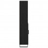 Highboard Czarny Dąb 69,5 x 34 x 180 cm Materiał drewnopochodny