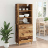Highboard z szufladą Stare drewno 69,5 x 32,5 x 180 cm