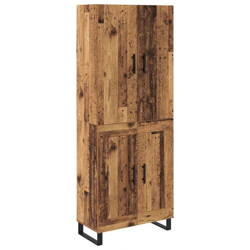 Highboard 2 pcs Stare drewno 69,5 x 34 x 180 cm
