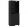 Highboard Czarny Dąb 69,5 x 34 x 180 cm