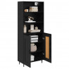 Highboard Czarny Dąb 69,5 x 34 x 180 cm