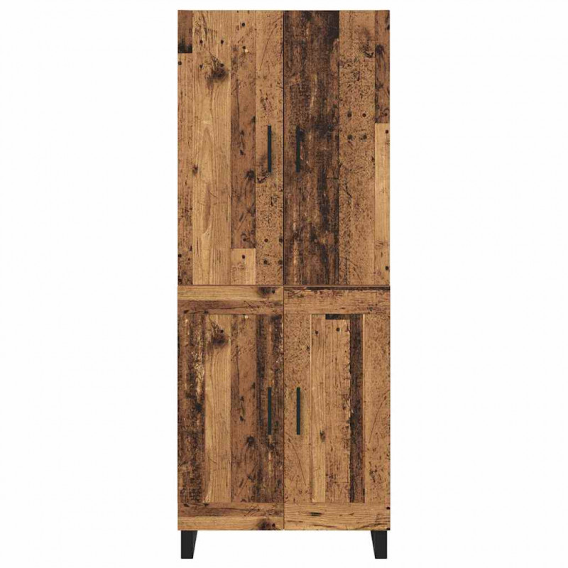 Highboard 2 pcs Stare drewno 69,5 x 34 x 180 cm