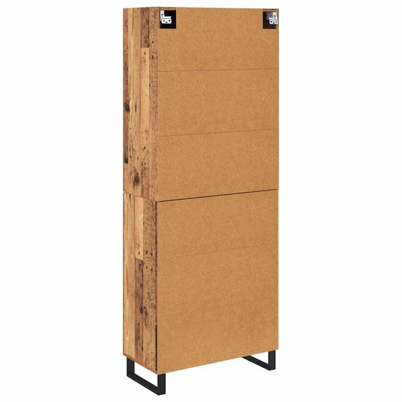Highboard 2 pcs Stare drewno 69,5 x 34 x 180 cm