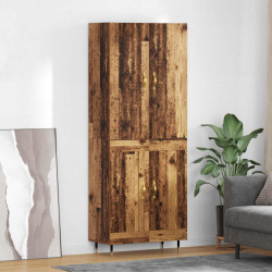Highboard Montowane na ścianie Stare drewno 69,5 x 34 x 180 cm
