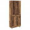 Highboard Montowane na ścianie Stare drewno 69,5 x 34 x 180 cm