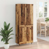 Highboard Montowane na ścianie Stare drewno 69,5 x 34 x 180 cm
