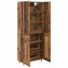 Highboard Montowane na ścianie Stare drewno 69,5 x 34 x 180 cm