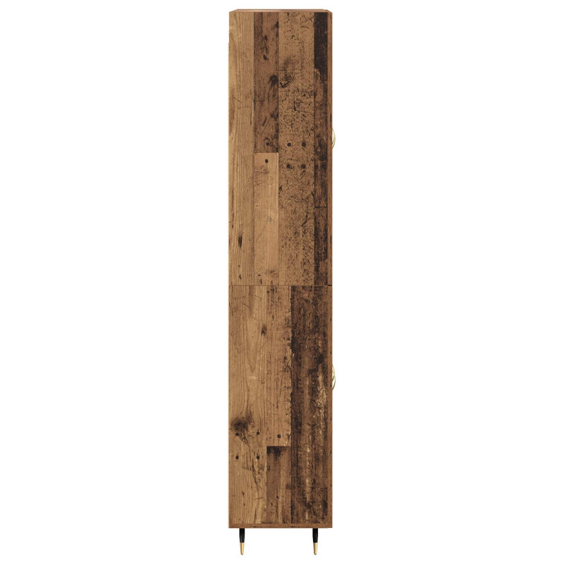 Highboard Montowane na ścianie Stare drewno 69,5 x 34 x 180 cm