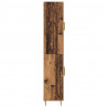 Highboard 2 pcs Stare drewno Materiał drewnopochodny