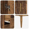 Highboard z szufladą 2 pcs Stare drewno Materiał drewnopochodny