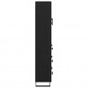 Highboard z szufladą 2 pcs Czarny Dąb 69,5 x 34 x 180 cm