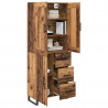 Highboard z szufladą Stare drewno 69,5 x 34 x 180 cm