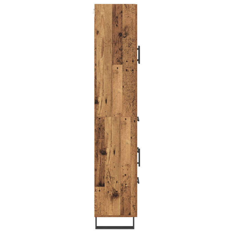 Highboard z szufladą Stare drewno 69,5 x 34 x 180 cm