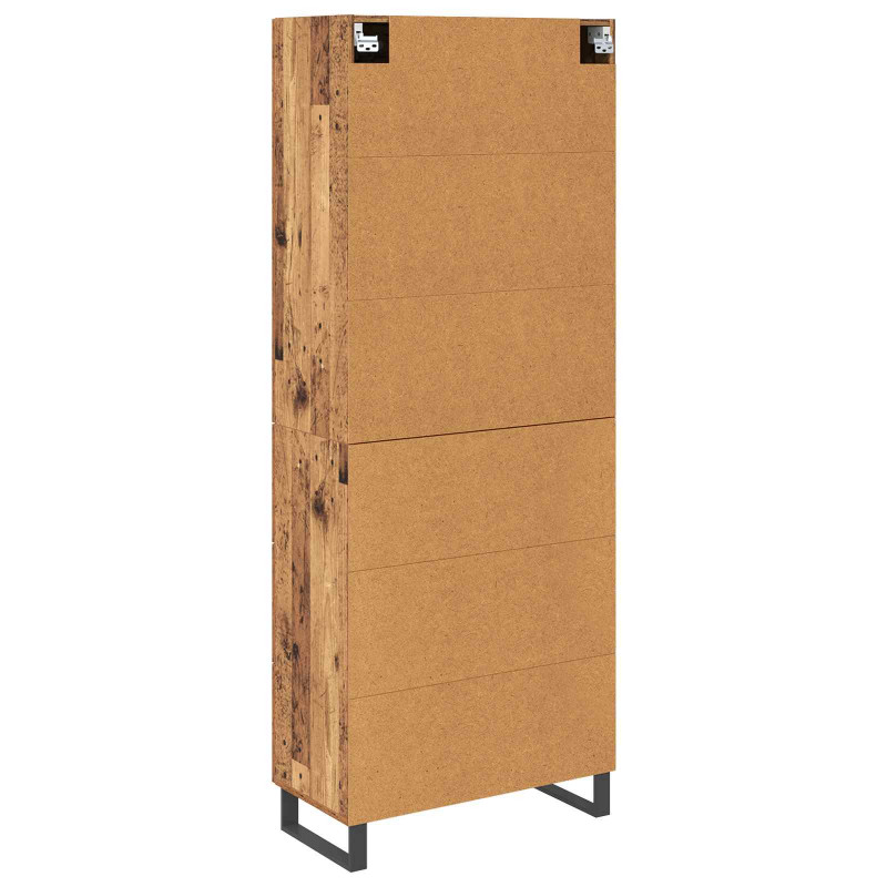 Highboard z szufladą Stare drewno 69,5 x 34 x 180 cm