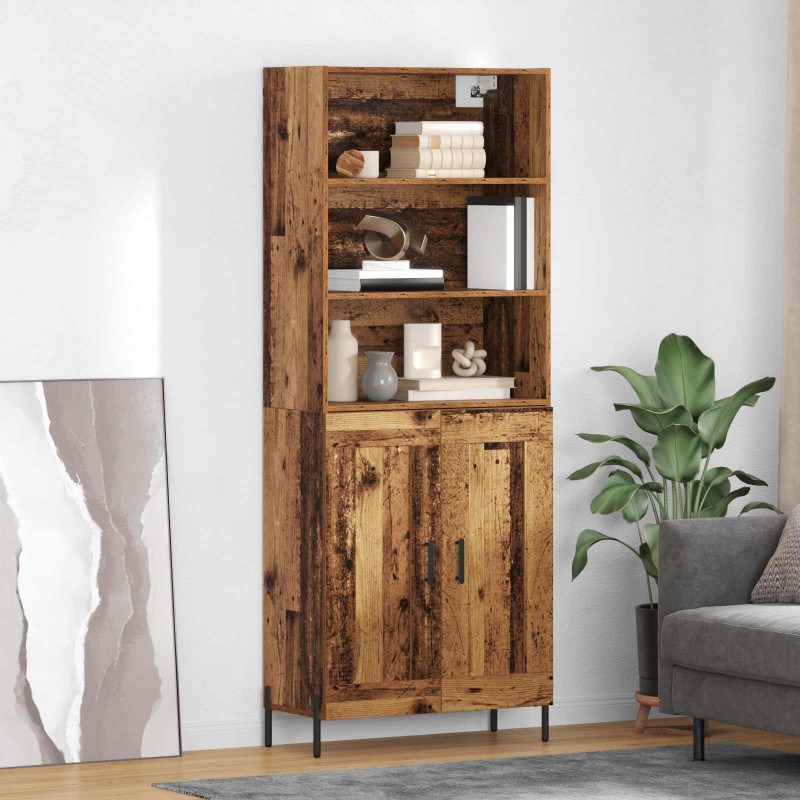 Highboard Stare drewno 69,5 x 32,5 x 180 cm