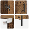 Highboard Stare drewno 69,5 x 32,5 x 180 cm