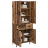Highboard Montowane na ścianie Stare drewno 69,5 x 34 x 180 cm
