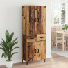 Highboard Montowane na ścianie Stare drewno 69,5 x 34 x 180 cm