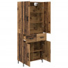 Highboard Montowane na ścianie Stare drewno 69,5 x 34 x 180 cm
