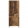 Highboard Montowane na ścianie Stare drewno 69,5 x 34 x 180 cm