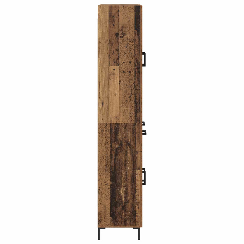 Highboard Montowane na ścianie Stare drewno 69,5 x 34 x 180 cm