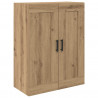 Highboard 2 pcs Dąb rzemieślniczy Materiał drewnopochodny
