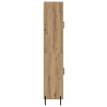 Highboard 2 pcs Dąb rzemieślniczy Materiał drewnopochodny