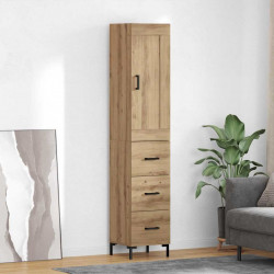 Highboard z szufladą Dąb rzemieślniczy 34,5 x 34 x 180 cm