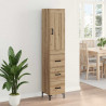 Highboard z szufladą Dąb rzemieślniczy 34,5 x 34 x 180 cm