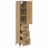 Highboard z szufladą Dąb rzemieślniczy 34,5 x 34 x 180 cm