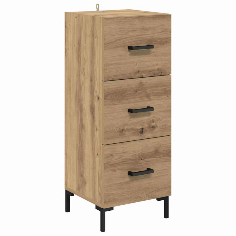 Highboard z szufladą Dąb rzemieślniczy 34,5 x 34 x 180 cm
