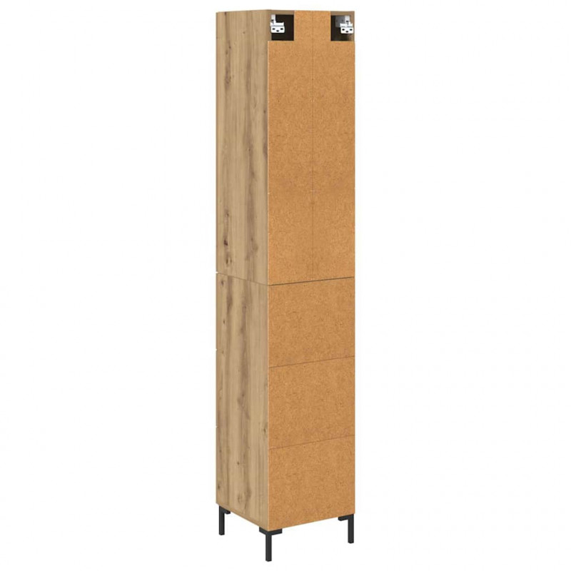 Highboard z szufladą Dąb rzemieślniczy 34,5 x 34 x 180 cm