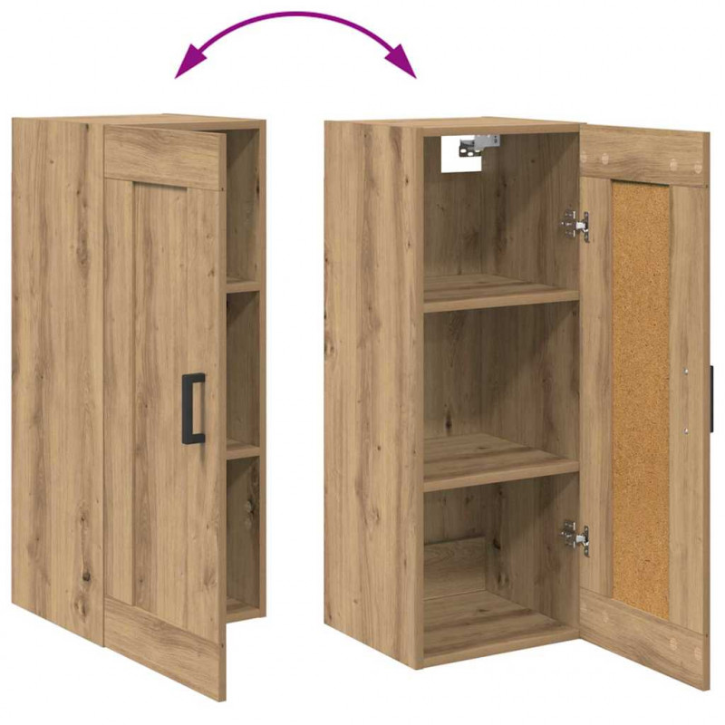 Highboard z szufladą Dąb rzemieślniczy 34,5 x 34 x 180 cm