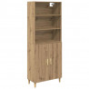 Highboard Dąb rzemieślniczy 69,5 x 32,5 x 180 cm