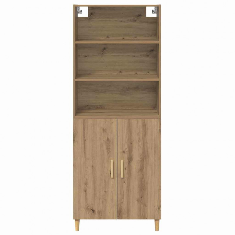 Highboard Dąb rzemieślniczy 69,5 x 32,5 x 180 cm