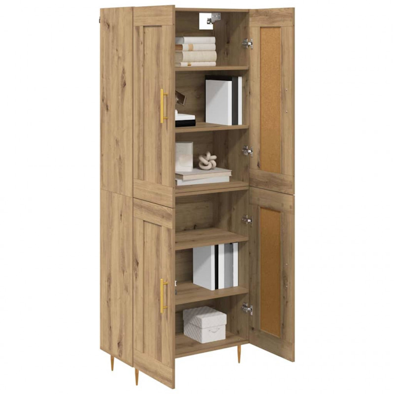 Highboard Dąb rzemieślniczy 69,5 x 34 x 180 cm