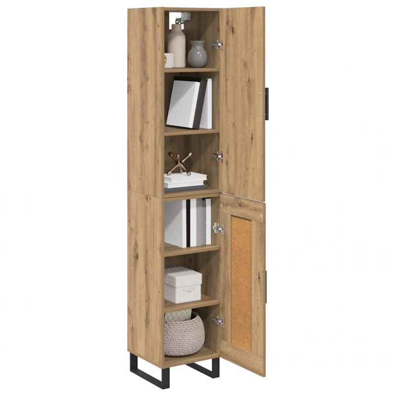 Highboard Dąb rzemieślniczy 34,5 x 34 x 180 cm