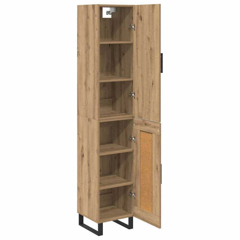 Highboard Dąb rzemieślniczy 34,5 x 34 x 180 cm